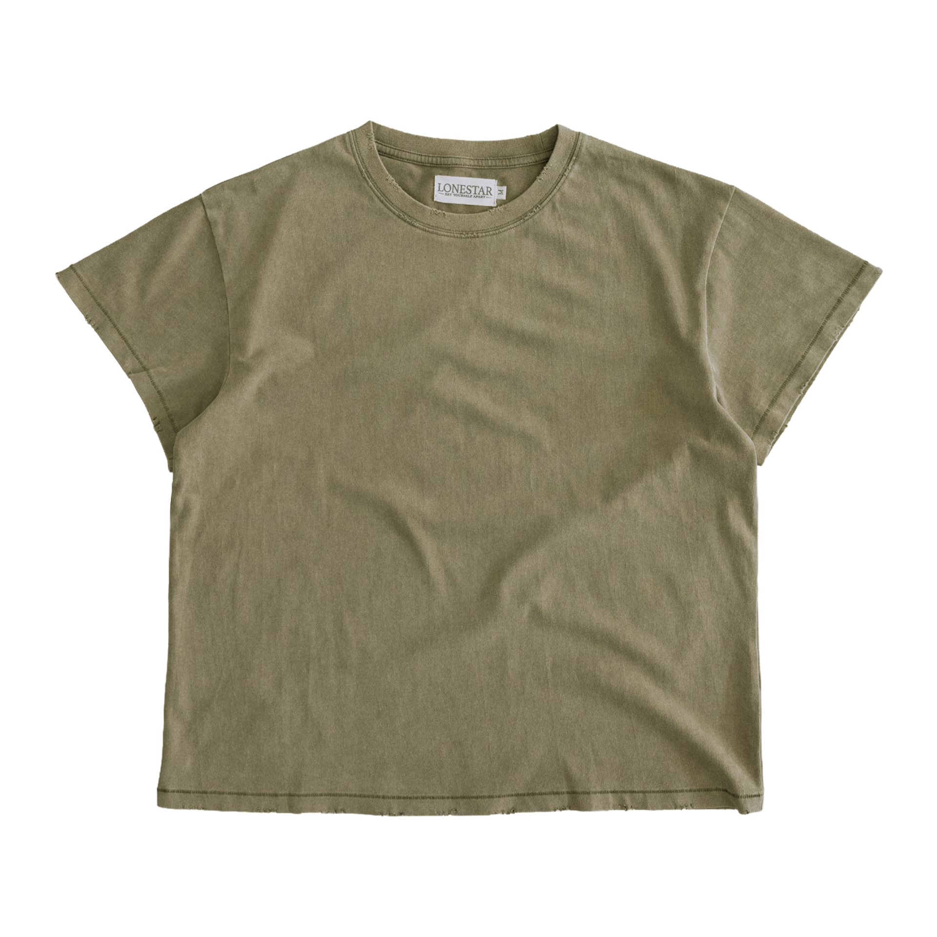 OLIVE BLANK TEE