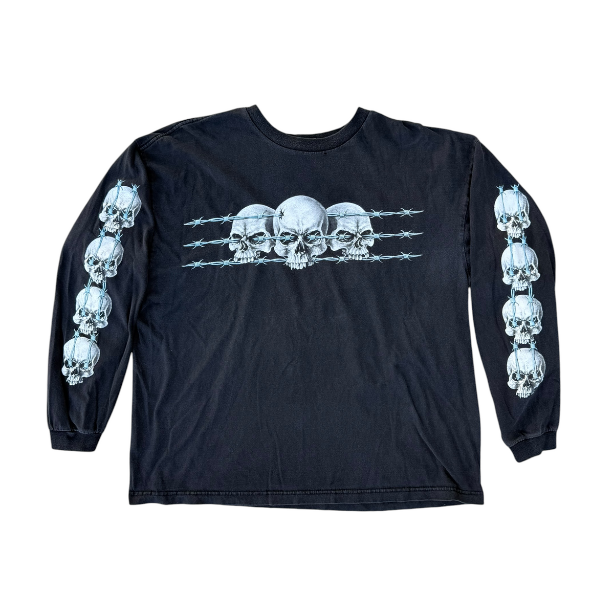 SKULL BIKER L/S